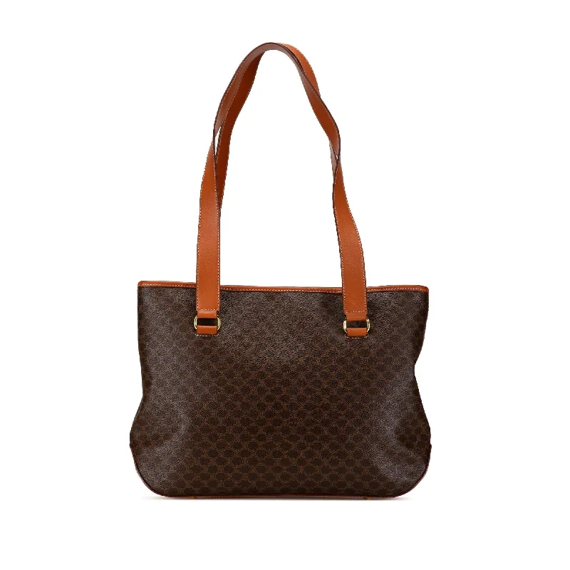 Celine Macadam Coated Canvas Tote (SHG-GGrhQb)