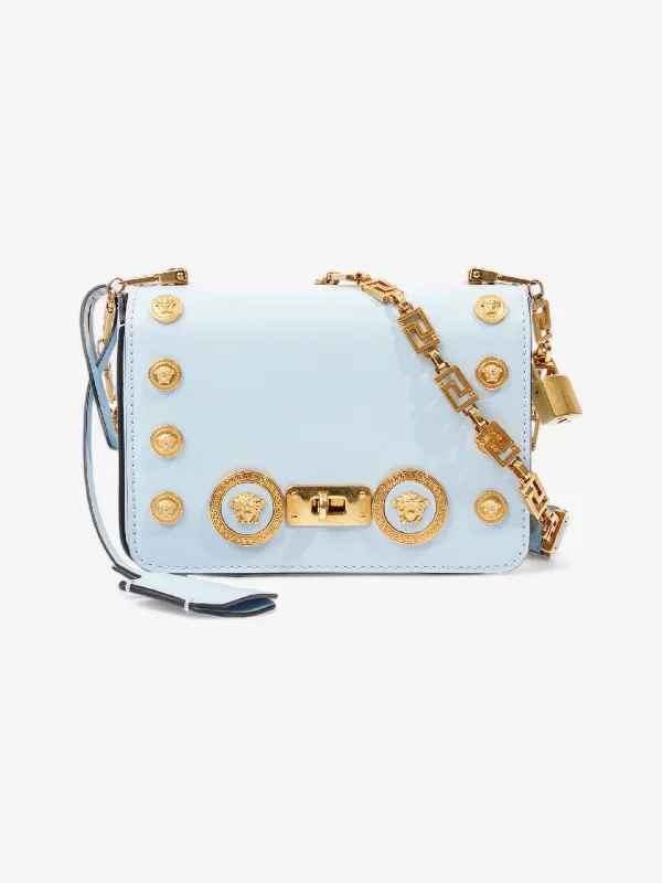 Versace Icon Bag Baby Blue Leather