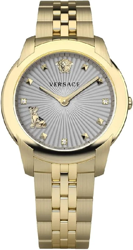 Versace Ladies Watch Audrey Gold Diamond Bracelet VELR01019