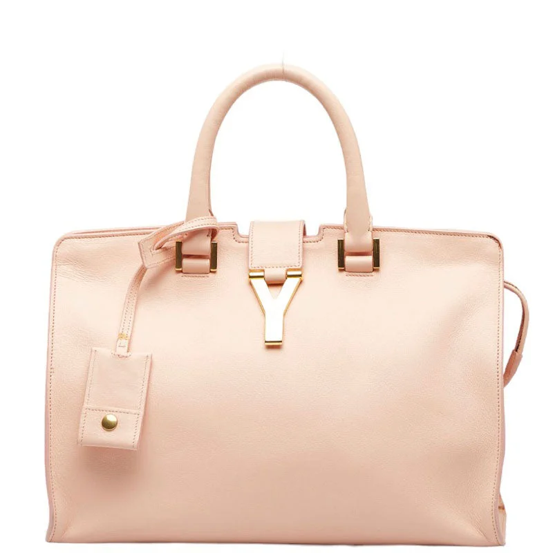 Saint Laurent Cabas Tote in Calf Leather Pink 331210