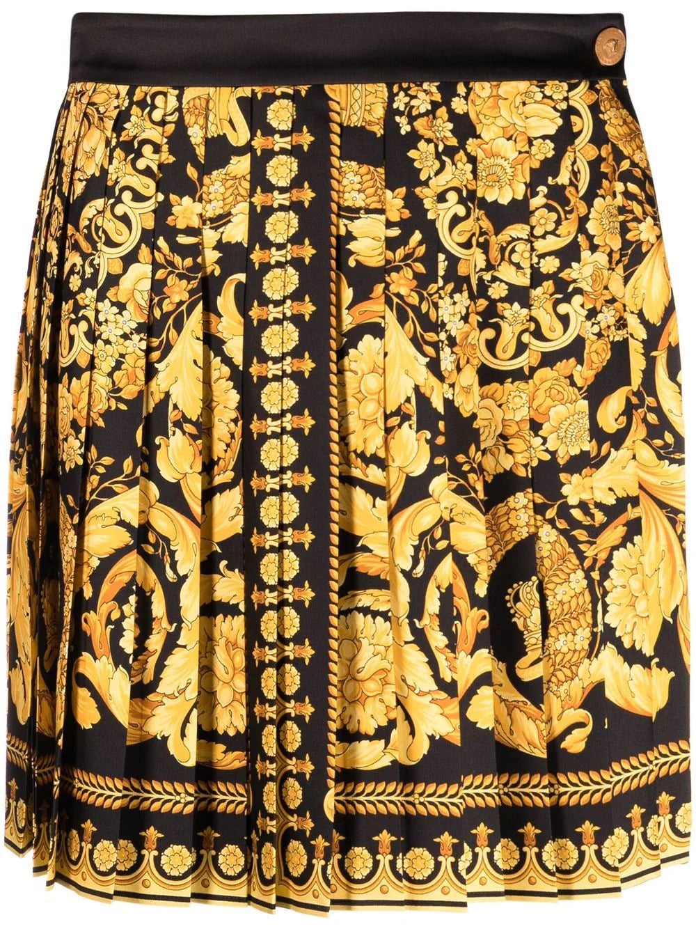 Versace Barocco Pleated Skirt