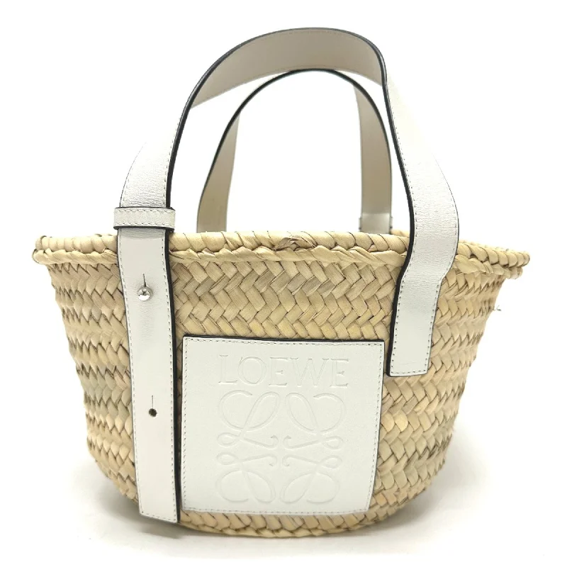 Loewe 327.02.S92 anagram Basket small basket bag Hand Bag Beige