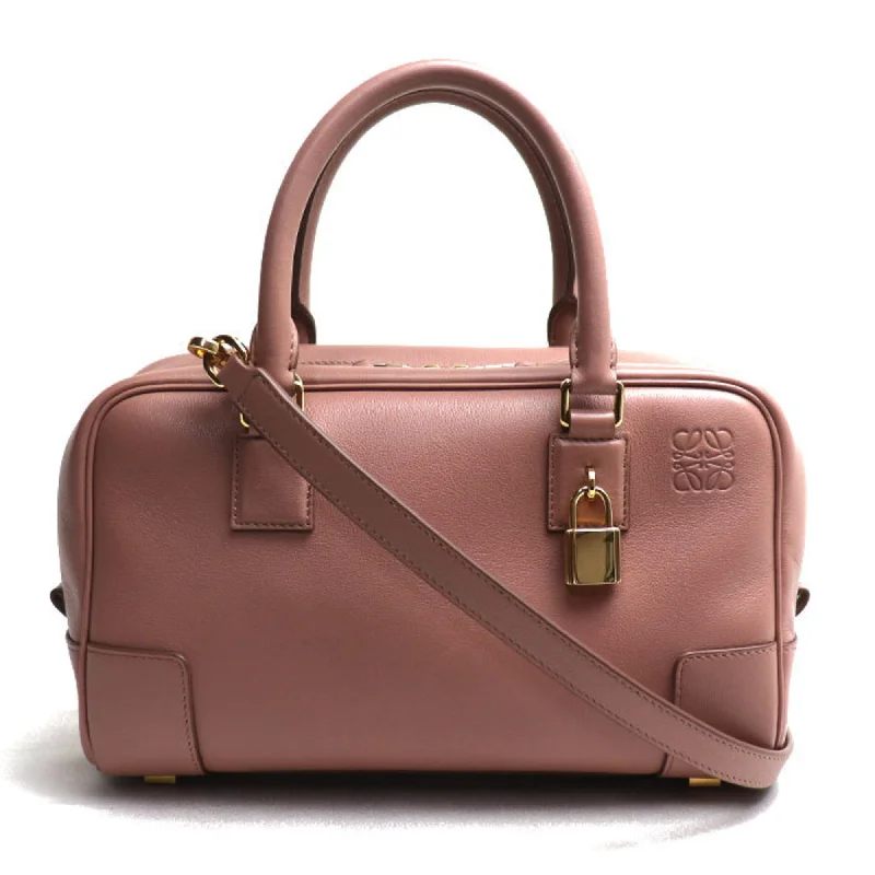 LOEWE Anagram Amazona 23 2-Way Shoulder Bag Pink Beige A039N07X01