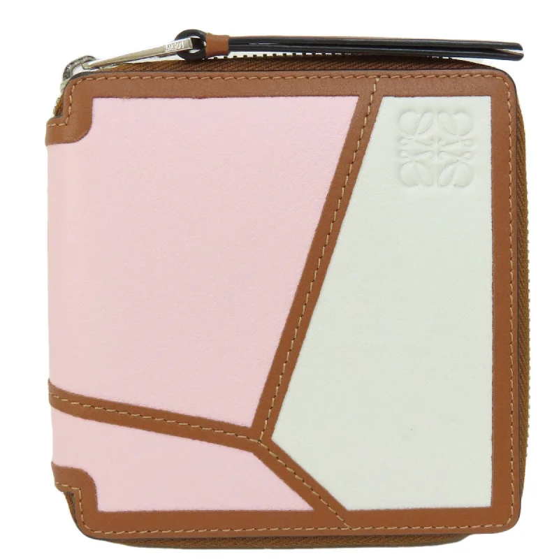 Loewe Anagram Bi-fold Wallet Leather Women's