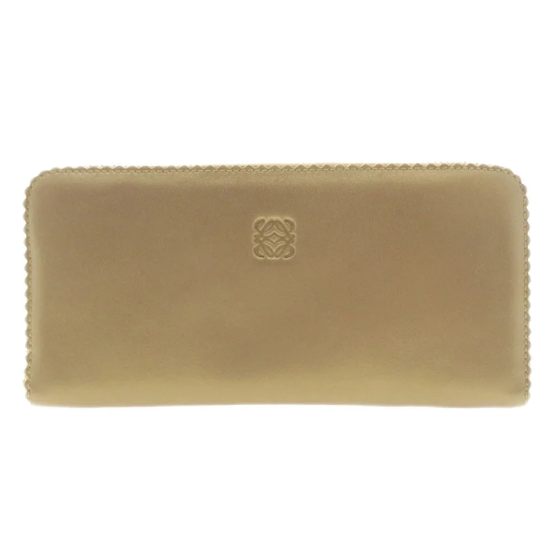 Loewe Anagram Long Wallet Lambskin Women's