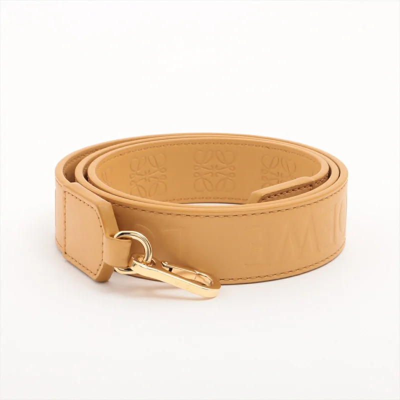 LOEWE ANAGRAM REPEAT LEATHER SHOULDER STRAP FOR BAG MMM AP16-2