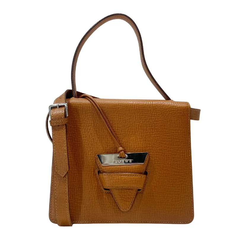 LOEWE Barcelona 2WAY Vintage Handbag for Women, Brown 20499978