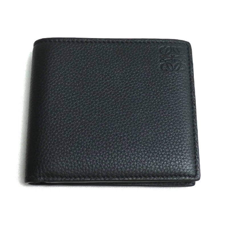 LOEWE Bifold Wallet, Black, C660302X02, Unisex