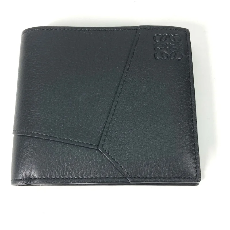 Loewe C510501X06 anagram Compact wallet Folded wallet Black