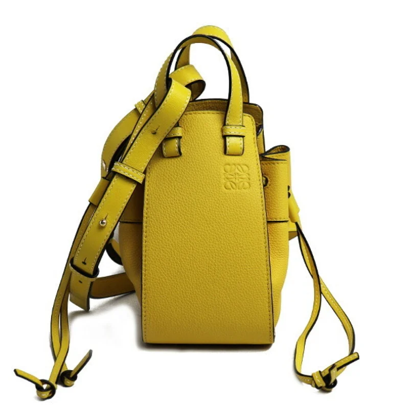 LOEWE Drawstring Mini 2Way Shoulder Bag Yellow 314.12.V07 Women's