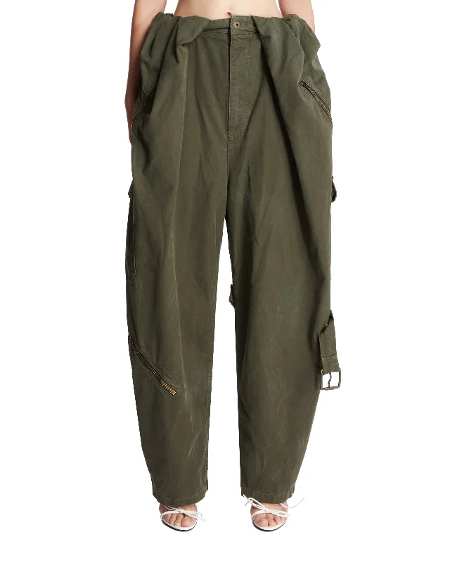 Green Balloon Cargo Pants