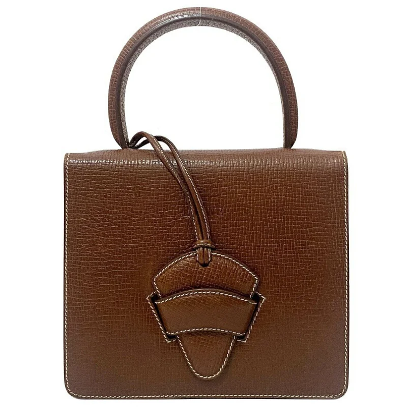 Loewe handbag Barcelona brown leather LOEWE bag flap ladies square