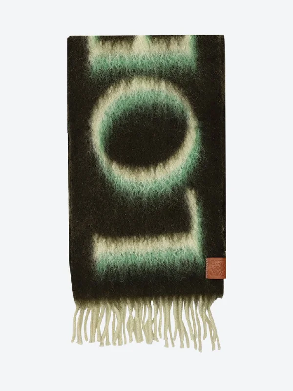 Mohair wool 23x185 loewe scarf