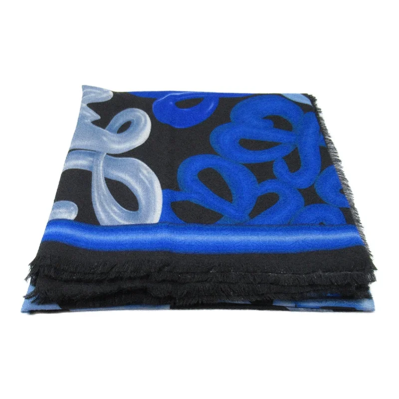 LOEWE Scarf Muffler/Scarf Silk Cashmere Women's Blue F540255X014985