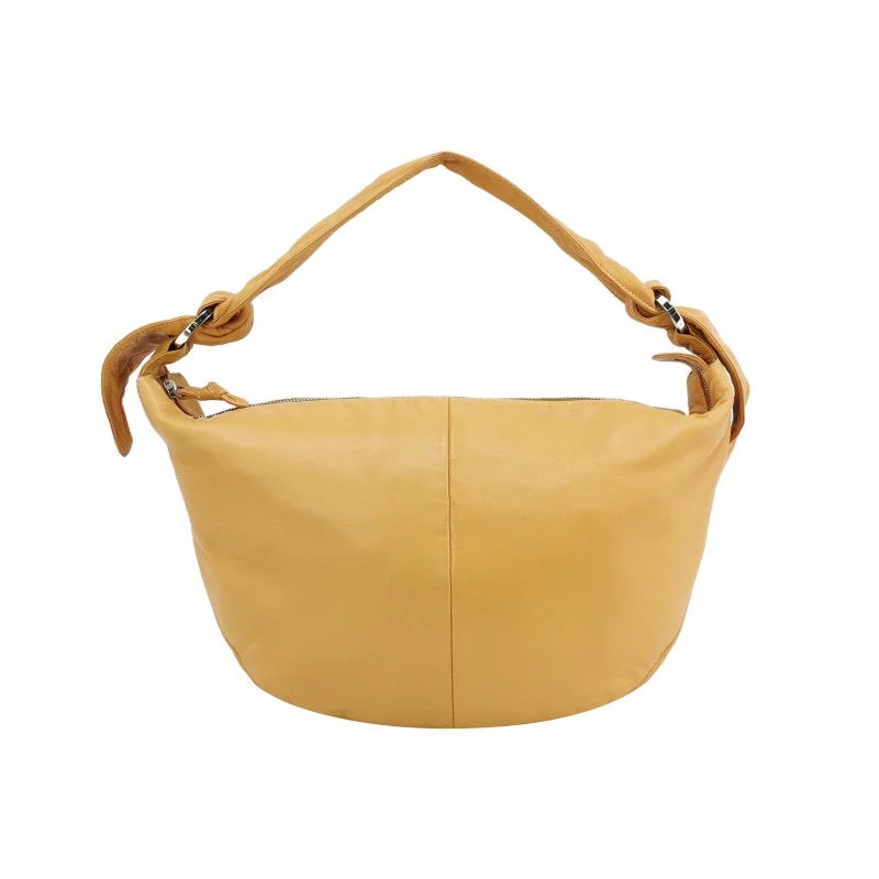 Loewe Sheepskin Solid Color Zipper Medieval Underarm Bag Shoulder Bag