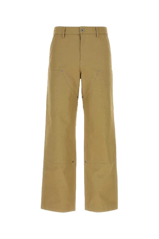 LOEWE Wide-Leg Cotton Blend Pants