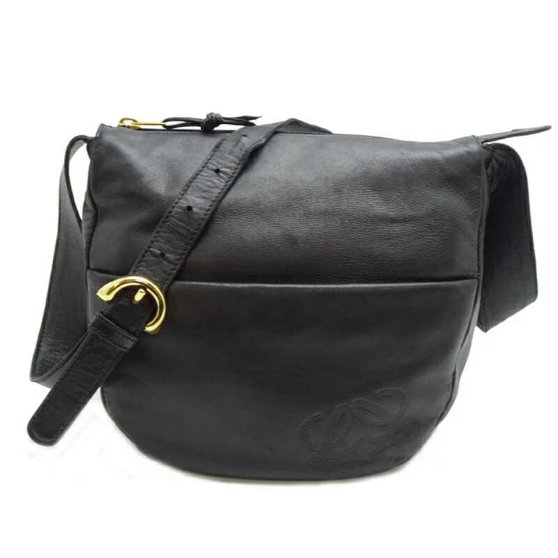 Loewe Women's Shoulder Bag Leather Black